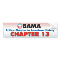 Obama - Chapter 13 Bumper Stickers