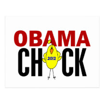 Obama Chick 2012 Postcard