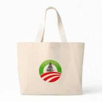 Obama Christmas Canvas Bags