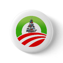 Obama Christmas Pins