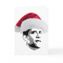 Obama Christmas father xmas cards