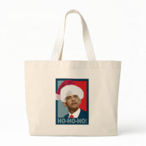Obama Christmas Ho Ho Ho Canvas Bag