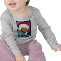 Obama Christmas Ho Ho Ho T Shirts
