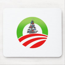 Obama Christmas Mouse Mats