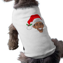 Obama Claus Pet Tee Shirt