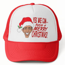 Obama Claus Mesh Hats