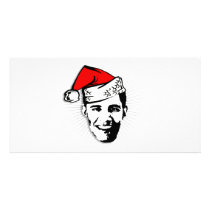 Obama Claus Photo Card Template