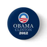 Obama Clinton 2012 buttons