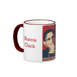 Obama Clock Mug - Maroon