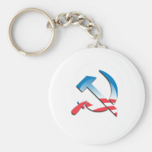 Obama Communist Symbol Keychains
