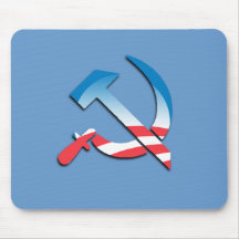 Obama Communist Symbol Mousepad