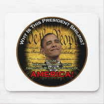 Obama Constitution Mouse Pads