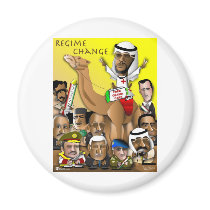 Obama Crude Policy Fridge Magnet