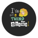 Obama Crush Stickers