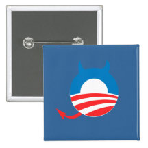 Obama Devil Buttons
