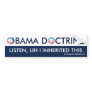 Obama Doctrine Bumper Sticker