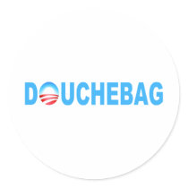OBAMA DOUCHEBAG STICKERS