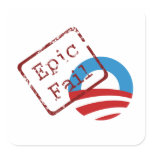 Obama Epic Fail Stickers