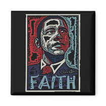 Obama Faith 2 Fridge Magnet
