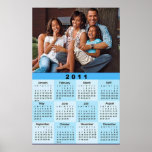 OBAMA FAMILY CALENDAR 2011 POSTER