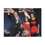 Obama Family Election Night postcards