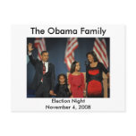 Obama Family Election Night Postcard