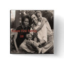 Obama Family Square BUTTON