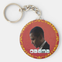 Obama Filigree Style Keychain