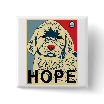obama first puppy - hope button
