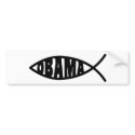 Obama Fish bumper stickers