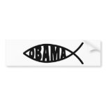 Obama Fish bumper stickers