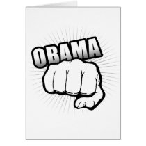 OBAMA FIST PUMP CARDS
