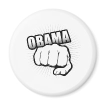 OBAMA FIST PUMP FRIDGE MAGNETS