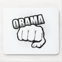 OBAMA FIST PUMP MOUSE MAT