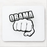 OBAMA FIST PUMP mousepads