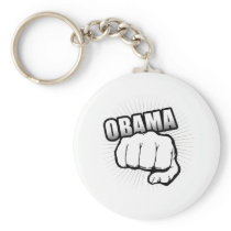 OBAMA FIST PUMP T-shirt Keychain