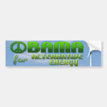 Obama for Alternative Energy Bumper Sticker