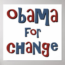 Obama for Change Poster