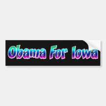 Obama For Iowa Bumper Stickers