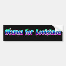 Obama For Louisiana Bumper Sticker