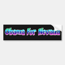 Obama For Nevada Bumper Sticker