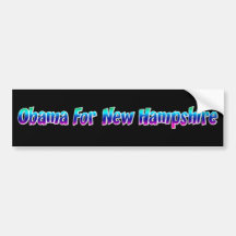 Obama For New Hampshire Bumper Stickers