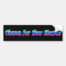 Obama For New Mexico Bumper Stickers