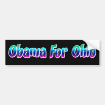 Obama For Ohio Bumper Stickers