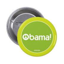 Obama for Peace Green Button