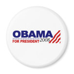 Obama For President 2008 Refrigerator Magnet