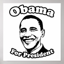OBAMA FOR PRESIDENT 2012 -.png Print