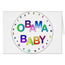Obama for President, Baby! Greeting Card