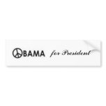 "Obama for President" Bumper Sticker