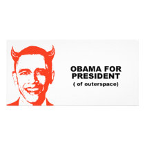 Obama for President of Outerspace Photo Cards
